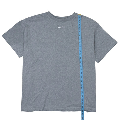 Nike Men's Grey Loose Fit Crew Neck T-Shirt XL Cotton Blend