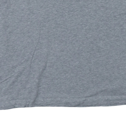 Nike Men's Grey Loose Fit Crew Neck T-Shirt XL Cotton Blend