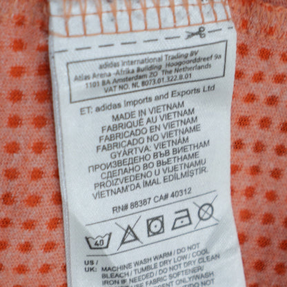Adidas Womens Orange Aeroknit Climalite T-Shirt Size M