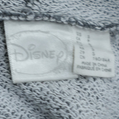 Disney Women's Grey Pullover Hoodie Small Mickey Mouse Graphic