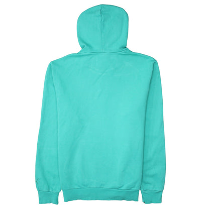 Puma Women's Green Purple Logo Pullover Hoodie Size M