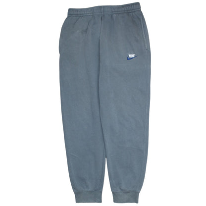 Nike Men Grey Sweatpants Regular Fit Fleece Joggers M