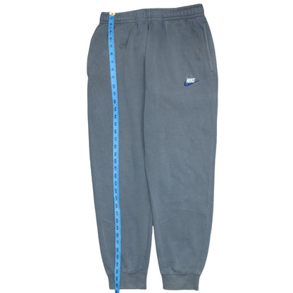 Nike Men Grey Sweatpants Regular Fit Fleece Joggers M