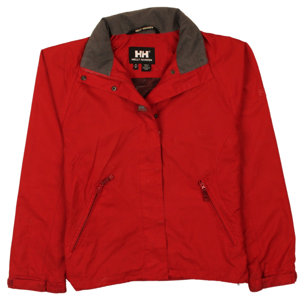 Helly Hansen Women's Red Waterproof Windbreaker Jacket M
