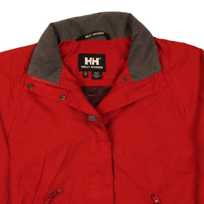 Helly Hansen Women's Red Waterproof Windbreaker Jacket M