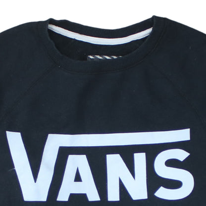 Vans Men's Black XS Crew Neck Pullover Sweatshirt