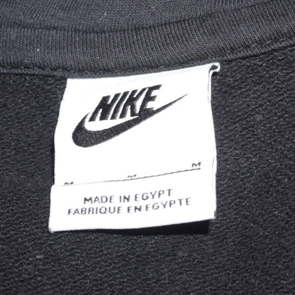 Nike Women Black Pullover Hoodie Medium Graphic Print Logo