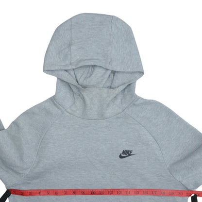 Nike Men’s Grey Pullover Hoodie Size S Regular Fit Sportswear
