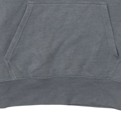 The North Face Men's Grey Pullover Hoodie Small Outdoor Logo Fleece