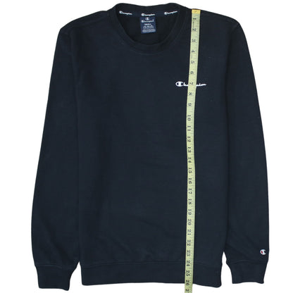 Champion Men's Black Small Pullover Sweatshirt Crew Neck