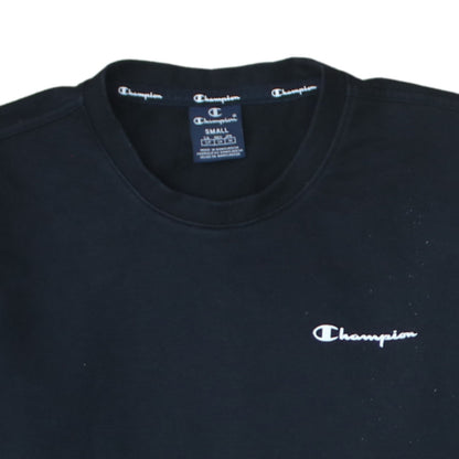 Champion Men's Black Small Pullover Sweatshirt Crew Neck