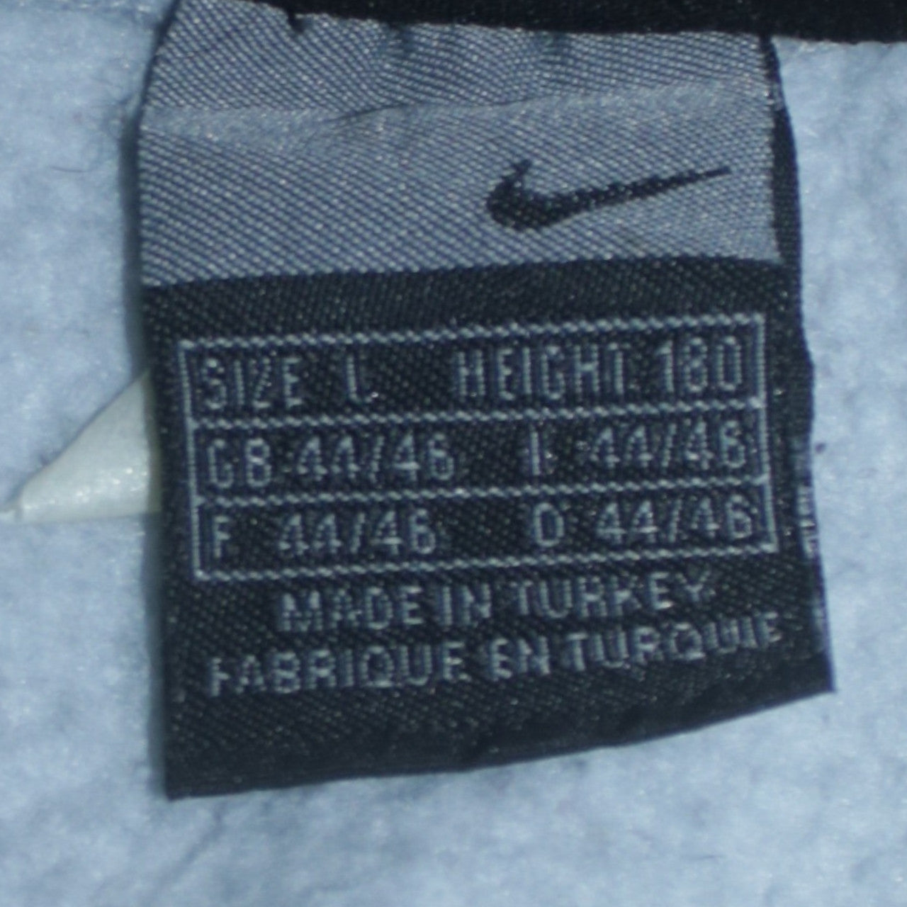 Nike Men's Grey Full Zip Hoodie L Fleece Sportswear