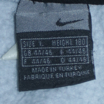 Nike Men's Grey Full Zip Hoodie L Fleece Sportswear