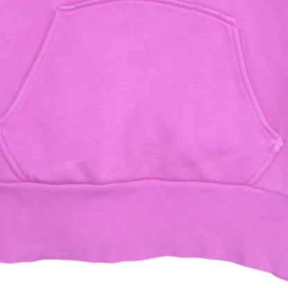Puma Women Pink Pullover Hoodie UK 12 Cotton Blend Casual