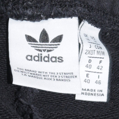 adidas Womens Black Cargo Fleece Jogger Trousers Size 14