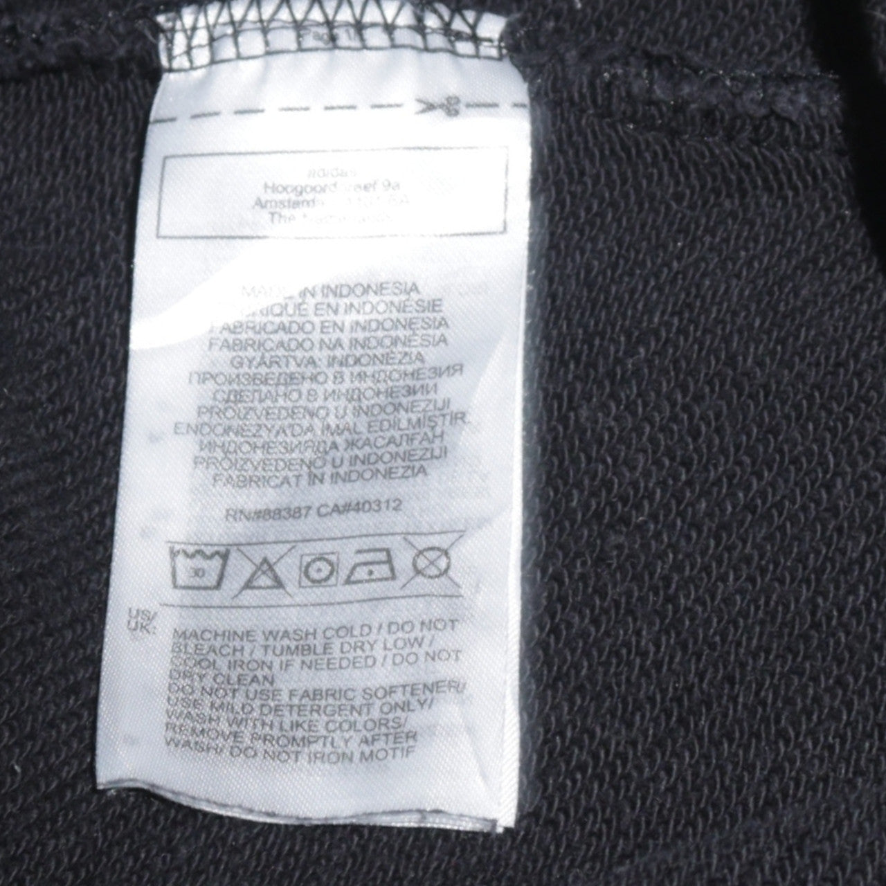 adidas Womens Black Cargo Fleece Jogger Trousers Size 14