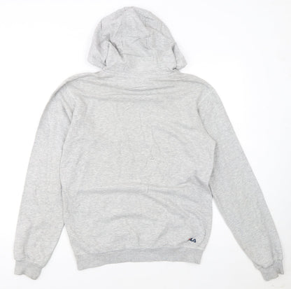 Fila Womens Grey XS Pullover Hoodie with Logo Print