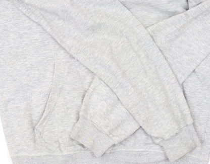 Fila Womens Grey XS Pullover Hoodie with Logo Print