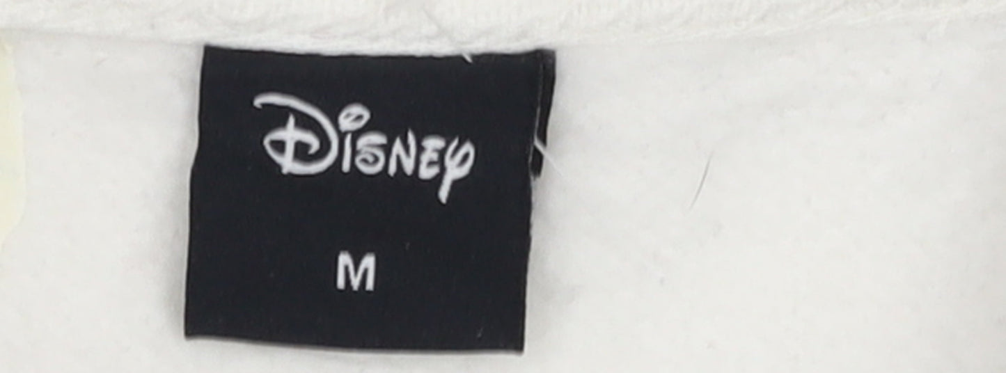 Disney Women's White Mickey Mouse Authentic Sweatshirt Size M
