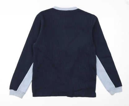 Umbro Boys Blue Pullover Sweatshirt 14 Years Long Sleeve Football Graphic