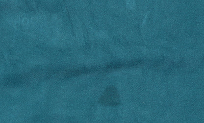 Reebok Classic Women's Teal Full Zip Hoodie M Cotton
