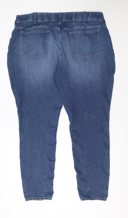 Lee Women Blue Skinny Stretch Denim Jeans Size 2XL
