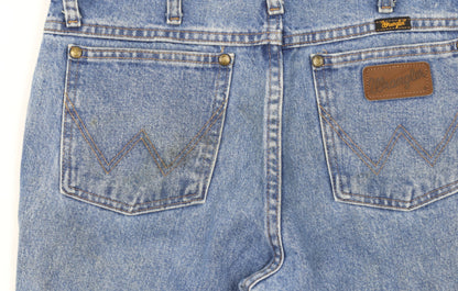 Wrangler Women's Blue Straight Slim Fit Denim Jeans Size 14