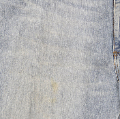 Wrangler Men's Blue Light Wash Straight Denim Jeans 44x30