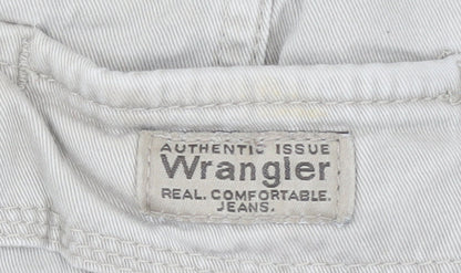 Wrangler Men's Beige Cargo Shorts Size 40 Cotton Canvas Casual