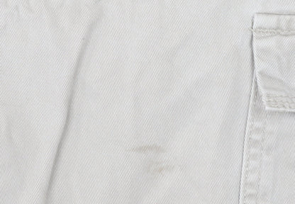 Wrangler Men's Beige Cargo Shorts Size 40 Cotton Canvas Casual