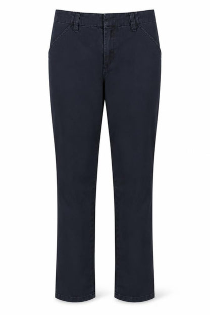 Lee Women's Blue Petite Chino Trousers Size 6 Regular Fit