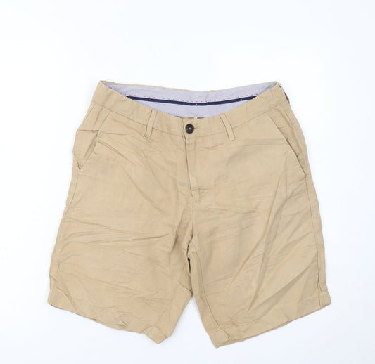 Tommy Hilfiger Men's Beige Chino Shorts Size 31 Regular Fit