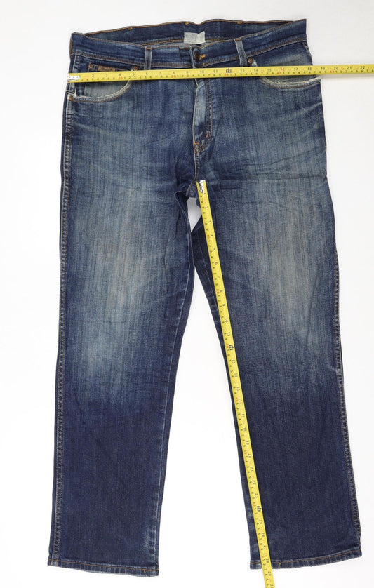 Wrangler Men’s Blue Texas Stretch Straight Jeans W36 L30
