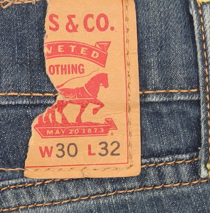Levi's Women's Blue Straight Leg Denim Jeans Size 12 Regular