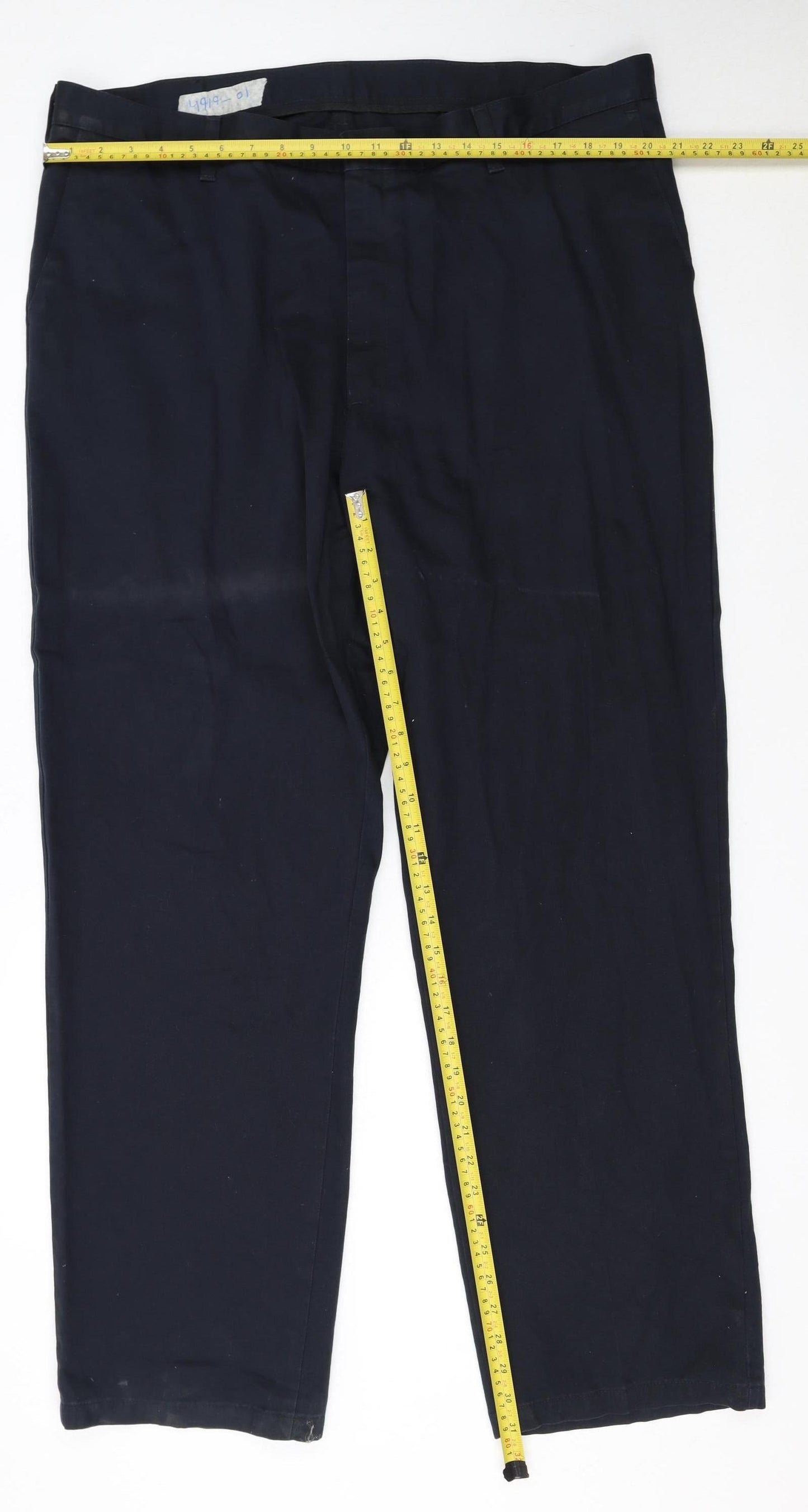 Mens UK Size 2XL Lee Regular Fit Chino Blue Trousers