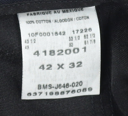 Mens UK Size 2XL Lee Regular Fit Chino Blue Trousers