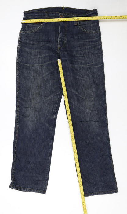 Wrangler Men’s Blue Texas Stretch Straight Jeans W31 L30