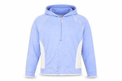 Reebok Women's Blue 1/2 Zip Hooded Sweatshirt Size 16