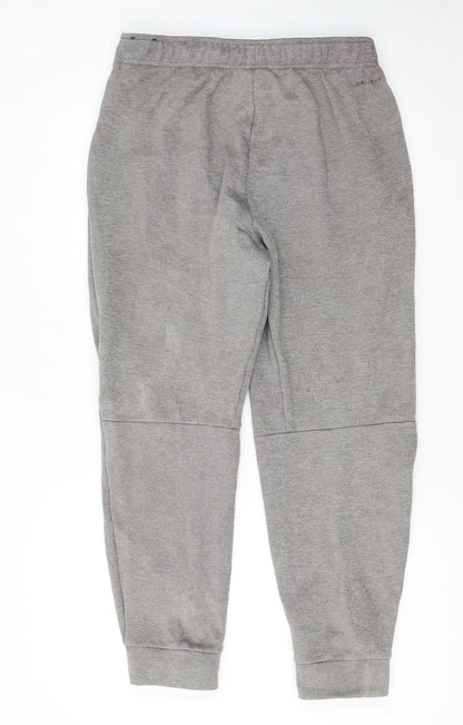 Nike Men's Grey Dri-FIT Jogger Sweatpants M Regular Fit