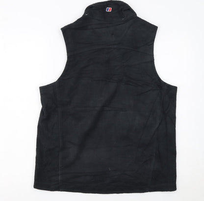 Berghaus Men’s Black Fleece Bodywarmer Waistcoat Size S Outdoor Vest