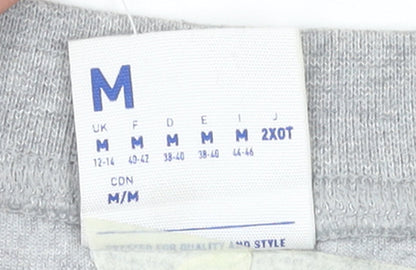 Reebok Classic Men's Grey Pullover Sweatshirt M Crew Neck Logo