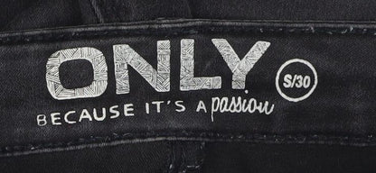 ONLY Women's Black Skinny Jeans S/30 Slim Fit Denim