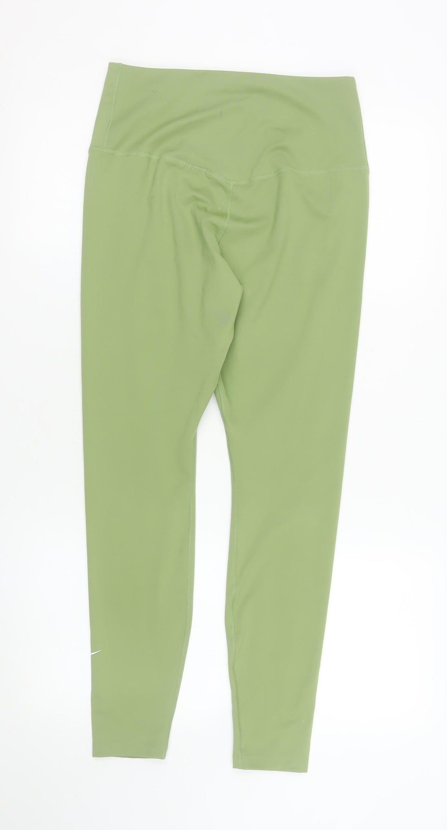 Nike Women’s Green Dri-Fit Leggings Medium Stretch Workout Trousers