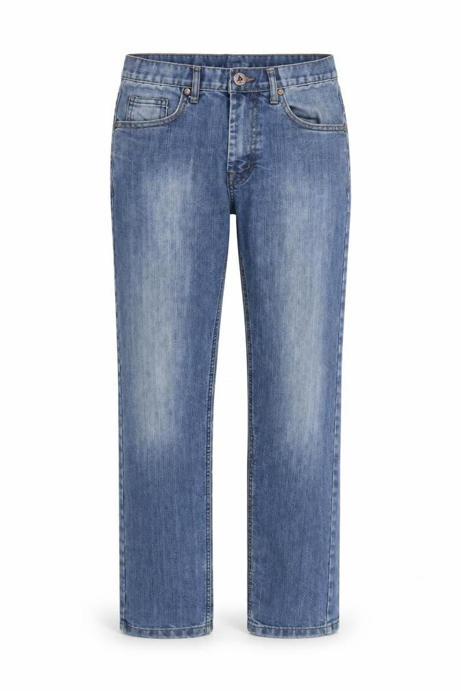 APT Womens Blue Straight Leg Mid Rise Denim Jeans Size 30R