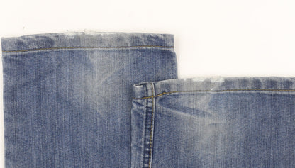 APT Womens Blue Straight Leg Mid Rise Denim Jeans Size 30R