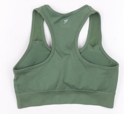 Primark Women’s Green Small Sports Bra Racerback Medium Support