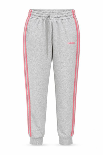 Adidas Womens Grey Jogger Sweatpants S Side Stripe Activewear
