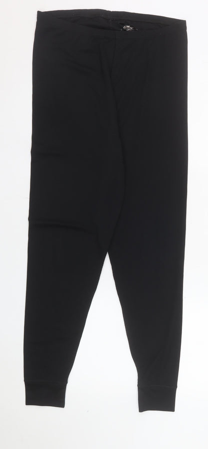 Crane Women’s Black Polyester Ankle Leggings Size 16-18