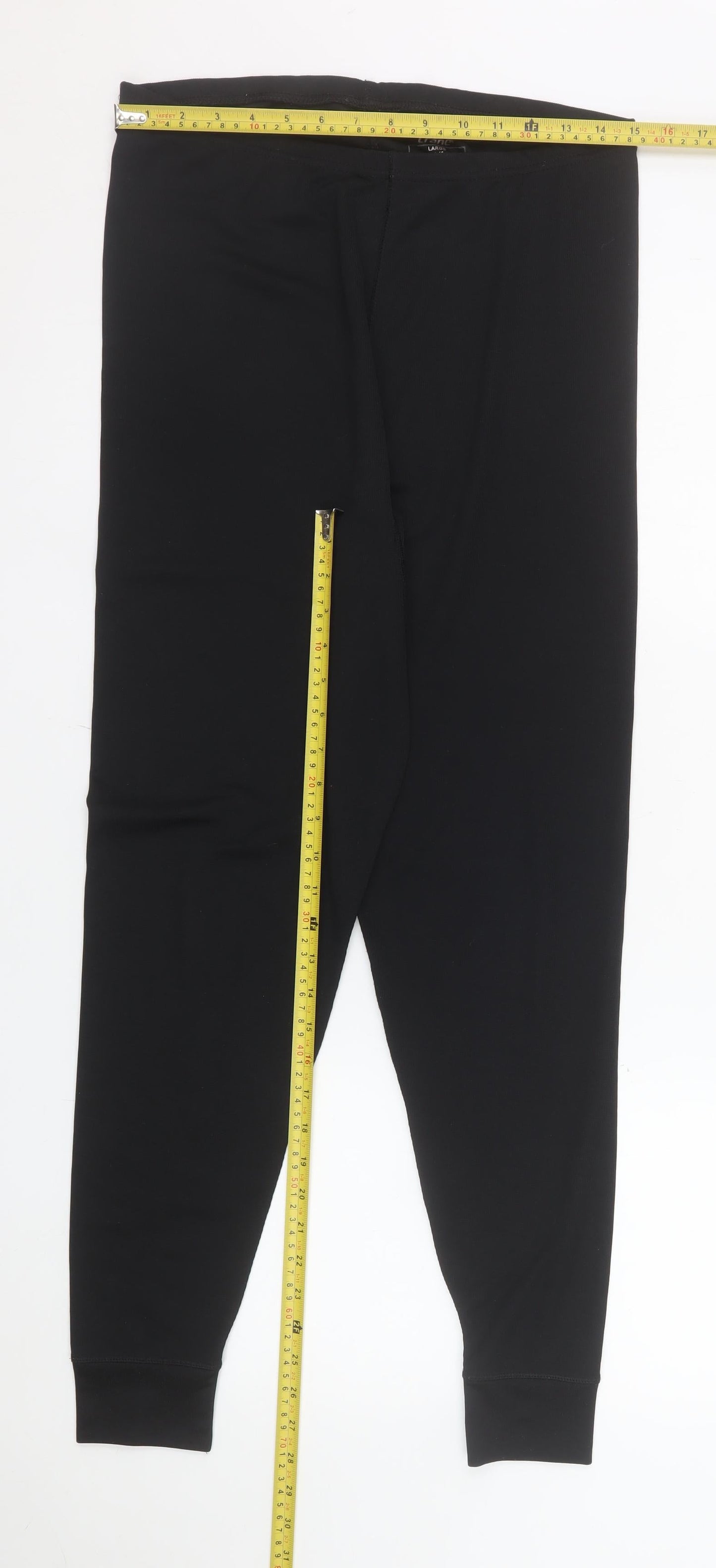 Crane Women’s Black Polyester Ankle Leggings Size 16-18