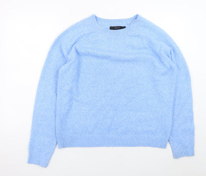 Vero Moda Womens Blue Crew Neck Pullover Jumper XL